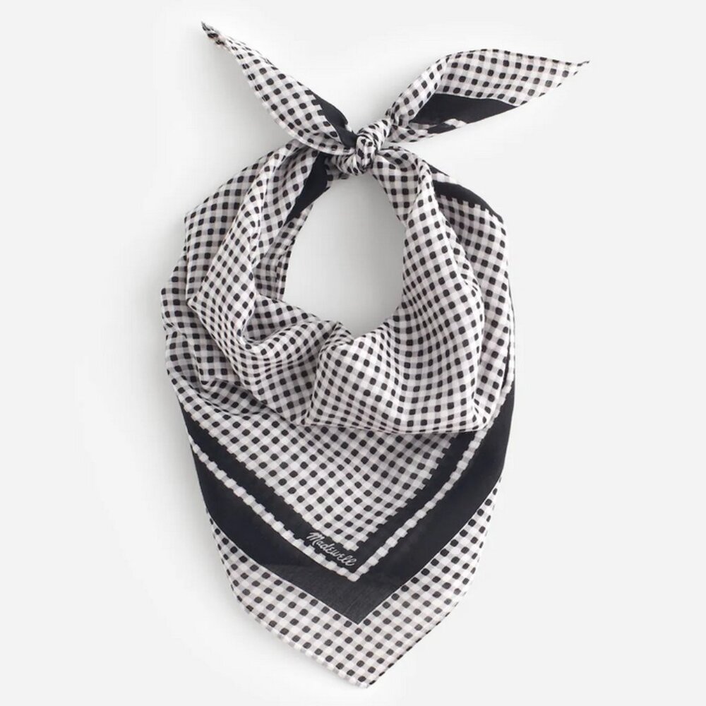 New Madewell Organic Cotton Dark Navy Bandana